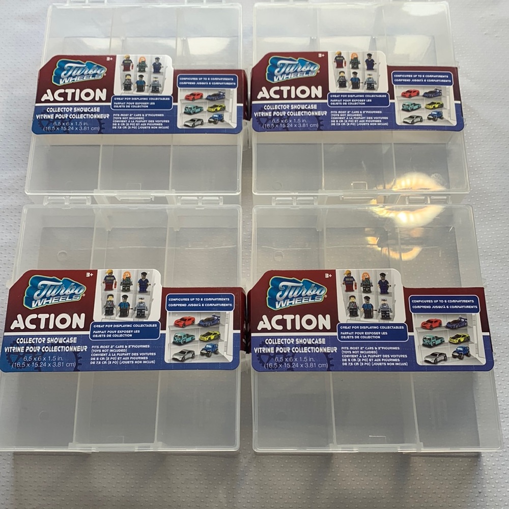 1:64 Scale Diecast Vehicles or Action Figures Plastic Wall & Table Display 4x